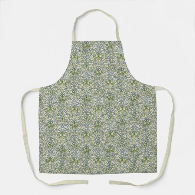 Vintage Bluebells All-Over Print Apron (Front)