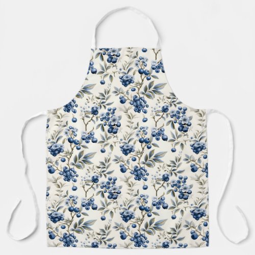 Vintage Blueberry  Apron