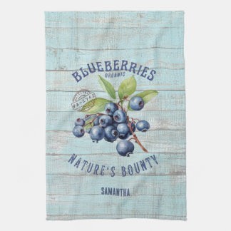 Vintage Blueberry – Botanical Fruit  Kitchen Towel