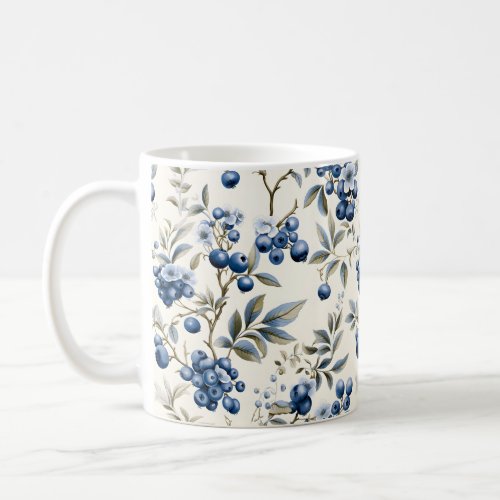 Vintage Blueberry  Coffee Mug