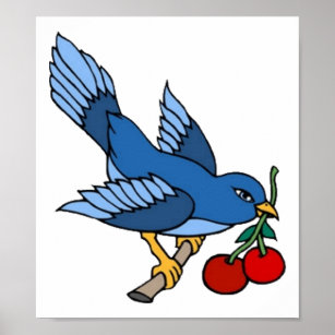 Blue Bird Tattoo Gifts & Merchandise for Sale