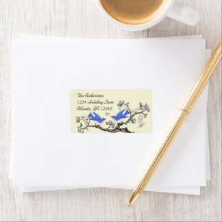 Vintage Bluebird Labels Felt #2