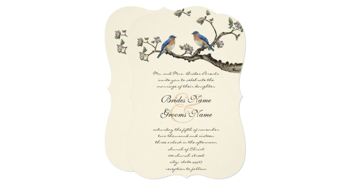 Bluebird Wedding Invitations 10