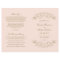 Vintage Blush Antique Flourish Wedding Programs
