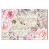 Blush Floral Tissue Paper