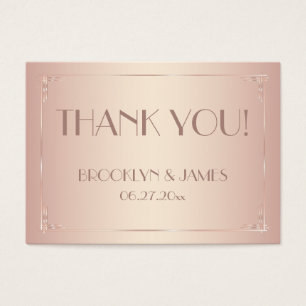 Vintage Blush Wedding Favor Tags