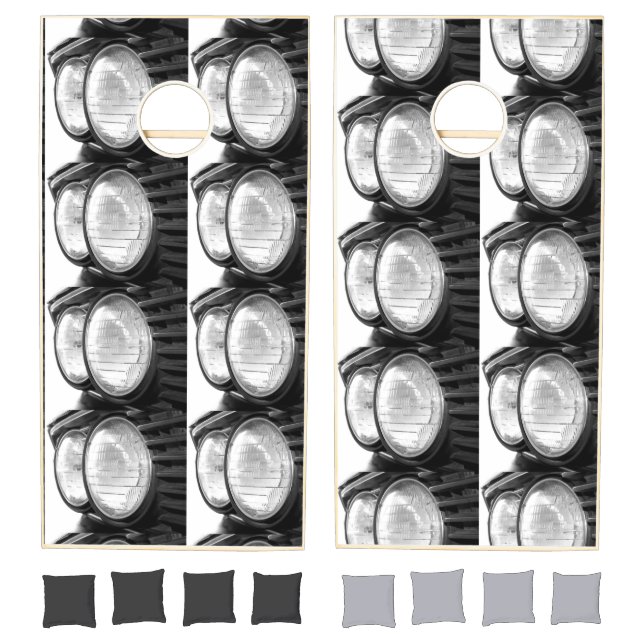 Vintage BMW headlights Cornhole Set (Set)