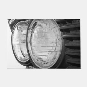 Vintage BMW headlights Doormat