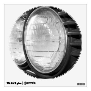 Vintage BMW headlights Wall Decal