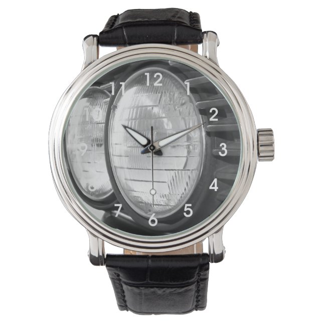 vintage BMW headlights Watch (Front)