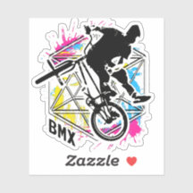 Vintage Bmx Bike - Flatland Bmx - Bmx Sticker