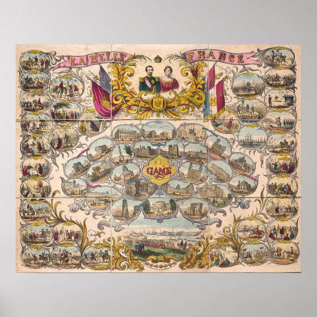 Vintage Board Games - Art Print (Front)