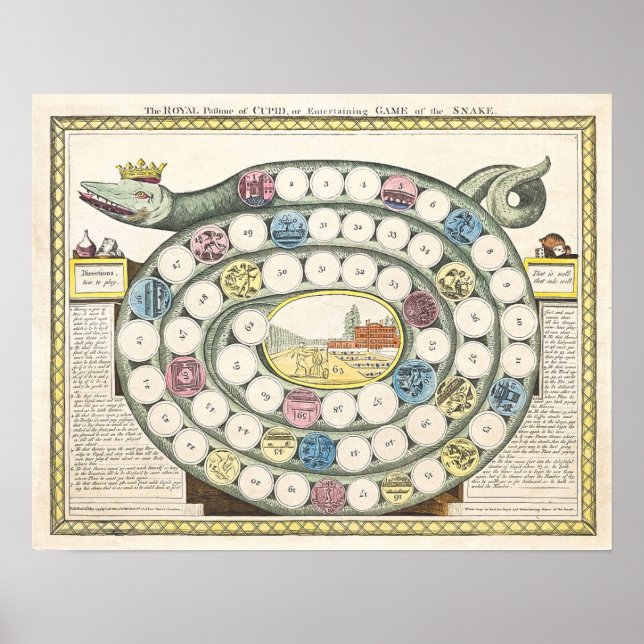 Vintage Board Games - Art Print (Front)