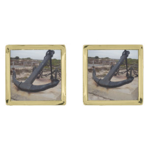 Vintage Boat Anchor, Cufflinks