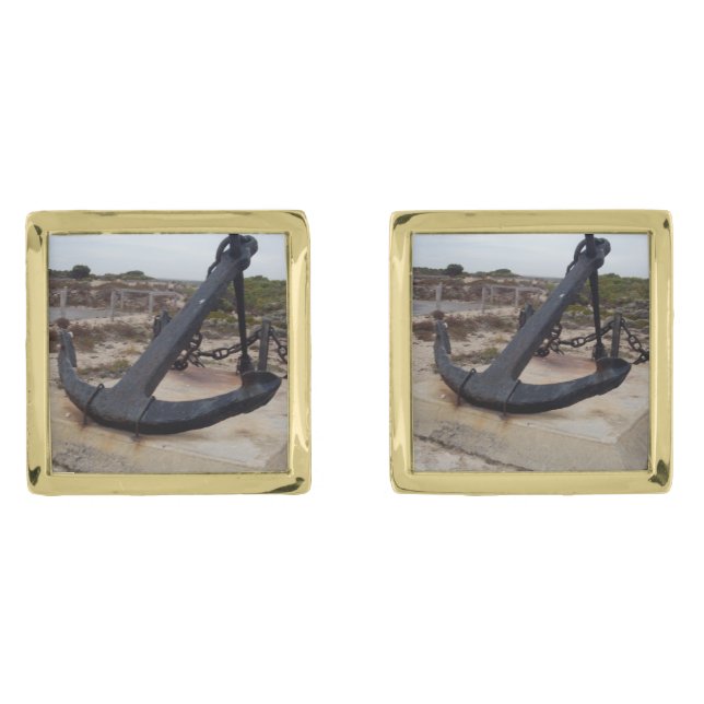 Vintage Boat Anchor, Cufflinks (Front)