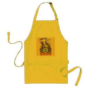 Vintage Bock Beer Poster: Antique Goat Saloon Bar Adult Apron