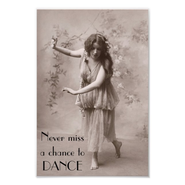 Vintage Bohemian Woman Photo Print (Front)