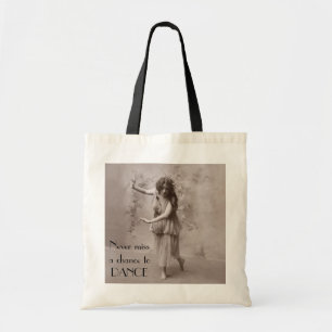 Vintage Bohemian Woman Tote Bag