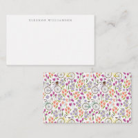 Vintage Boho Bicycle Custom Name Gift Enclosure