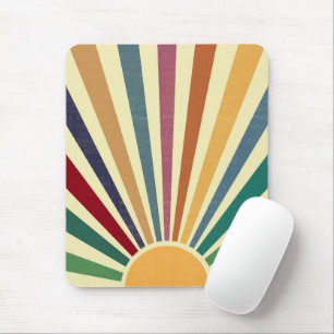 Vintage Boho Colors Mouse Pad