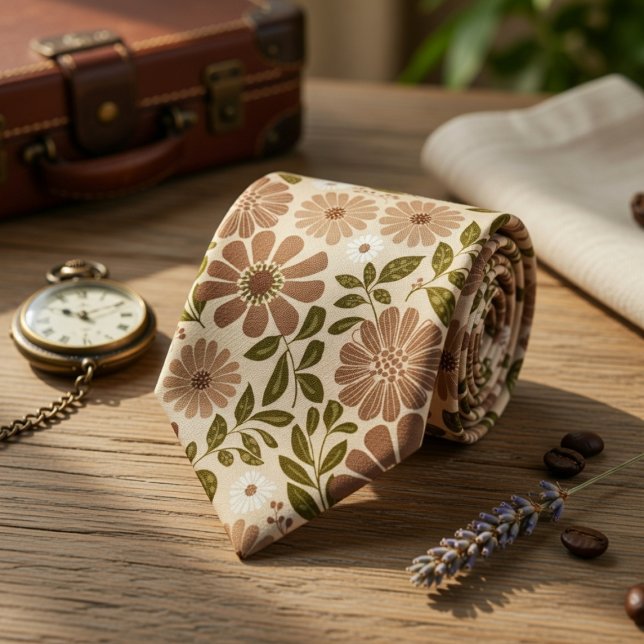 Vintage Boho Floral Neck Tie (Creator Uploaded)