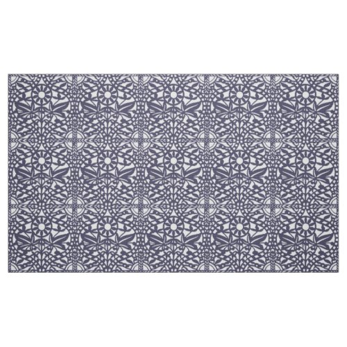 Vintage Boho Floral Pattern Fabric
