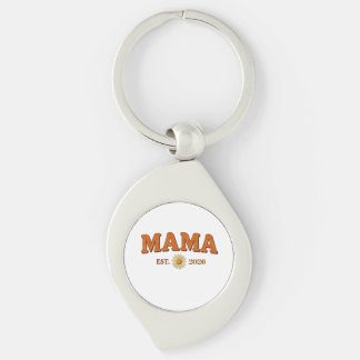 Vintage Boho New Mom Gift Keychain