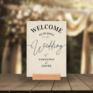Vintage Boho Welcome Sign Holder