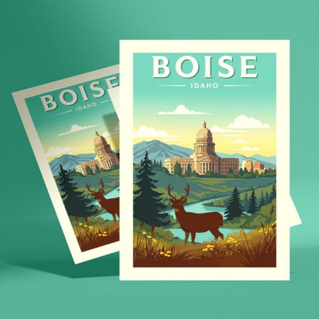 Vintage Boise Idaho Postcard (Creator Uploaded)