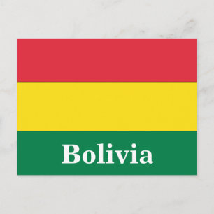 Vintage Bolivia Travel Tourism Postcard
