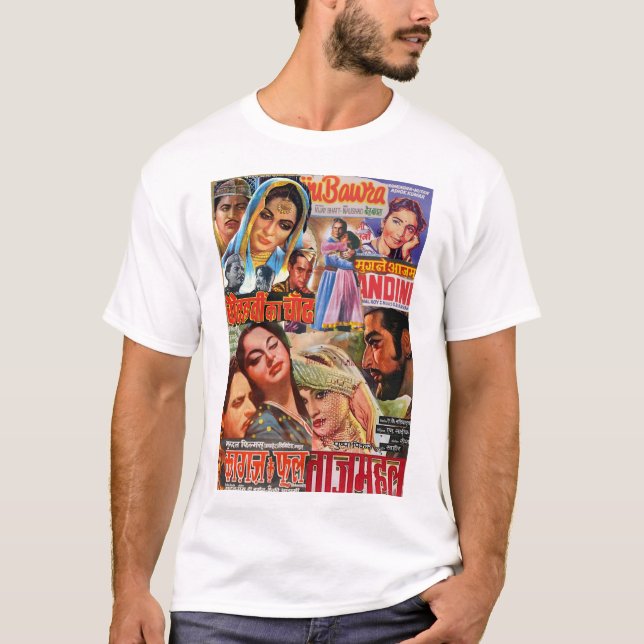 Vintage Bollywood Pattern 2 T-Shirt (Front)