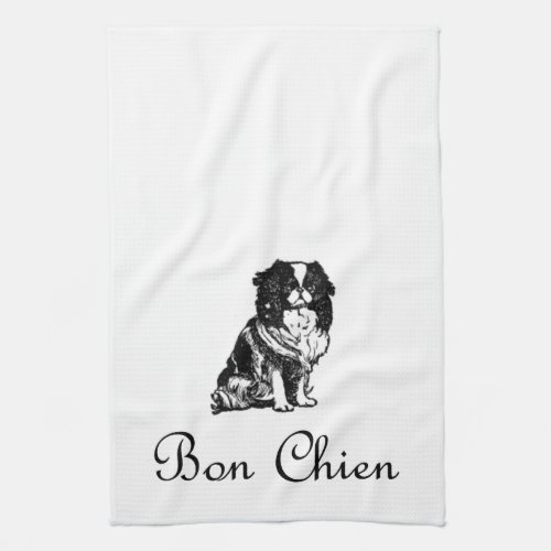 Vintage Bon Chien Good Dog Pet Towel