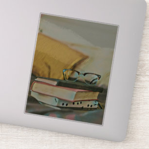 Vintage book artwork sticker