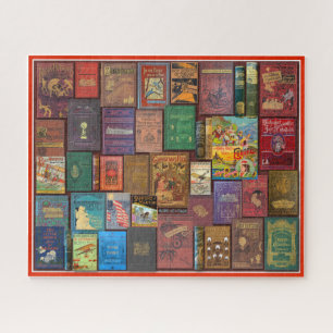 VINTAGE BOOK COLLECTION JIGSAW PUZZLE