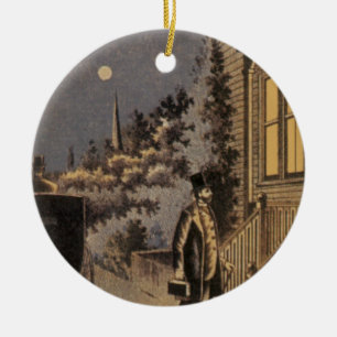 Vintage Book Cover Doctor Dunlop's Family Practice Ceramic Ornament