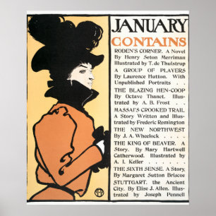 Vintage Book Cover Poster