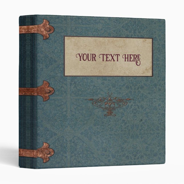 Vintage Book Custom  Binder (Front/Spine)