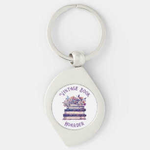 Vintage Book Hoarder Keychain