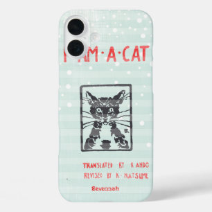 Vintage Book I Am A Cat Iphone 5 iPhone 16 Plus Case