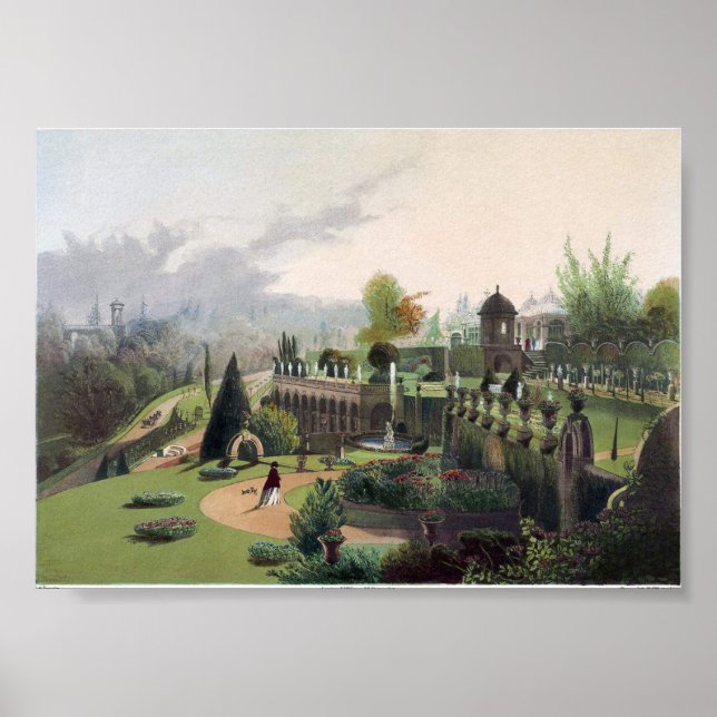 Vintage Book Illustration Poster (Front)