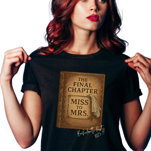 Vintage Book Lover Bachelorette Party  T-Shirt