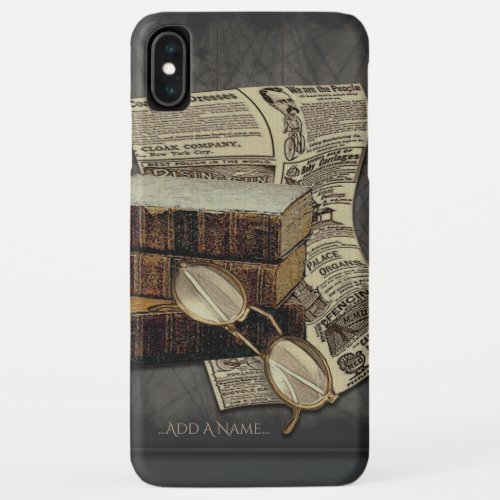 Vintage Book Readers iPhone XS Max Case