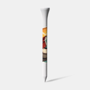 Vintage Book Sloth Reading Lover Cute Retro Design Golf Tees