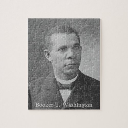 Vintage Booker T Washington Photo Black History Jigsaw Puzzle