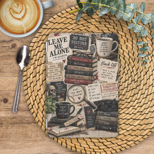Vintage Bookish Attitude iPad Mini Cover