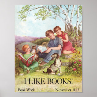 Vintage Books Advertisement Poster