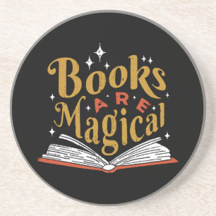 Vintage Books Are Magical Coaster