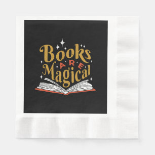 Vintage Books Are Magical Napkins