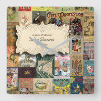 Vintage Books Bring A Book Baby Shower