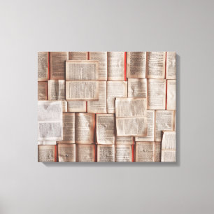 Vintage Books Canvas Print